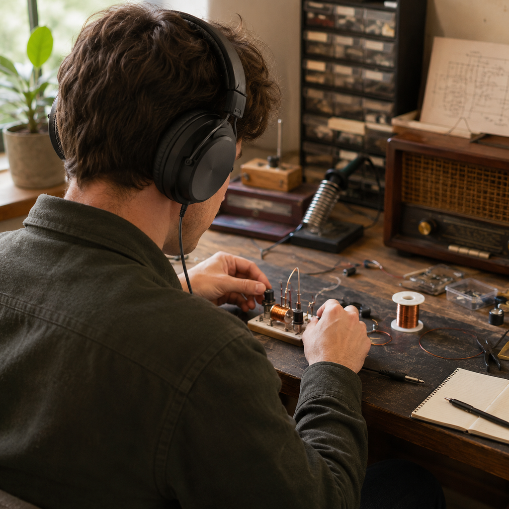 Piezoelectric High Impedance Ceramic Headphones – UNASSEMBLED