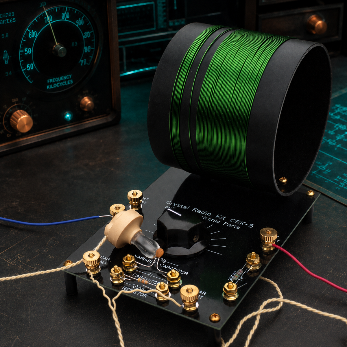 The Airwave — Solderless Crystal Radio Kit