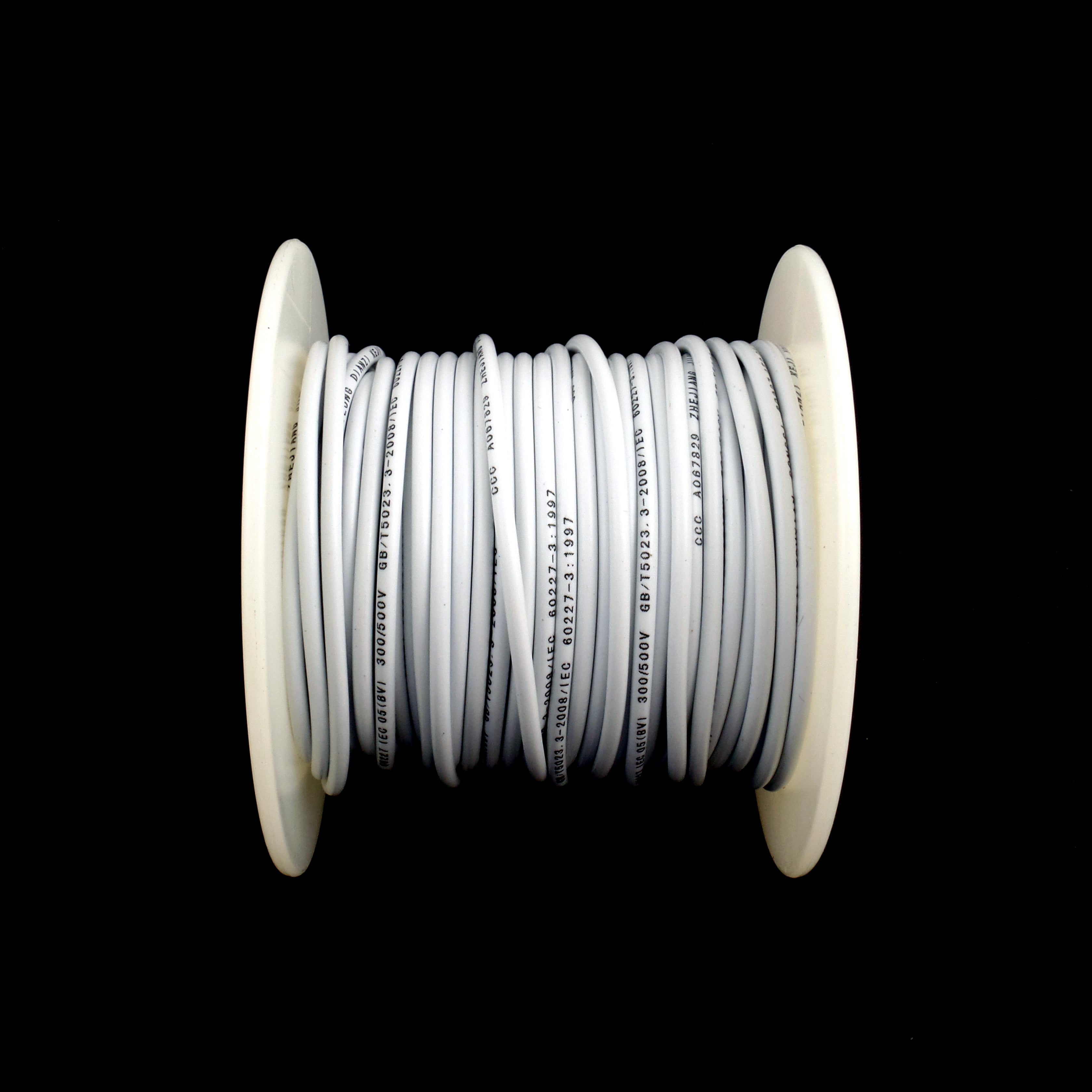 20 AWG PVC Covered Hook Up Wire White